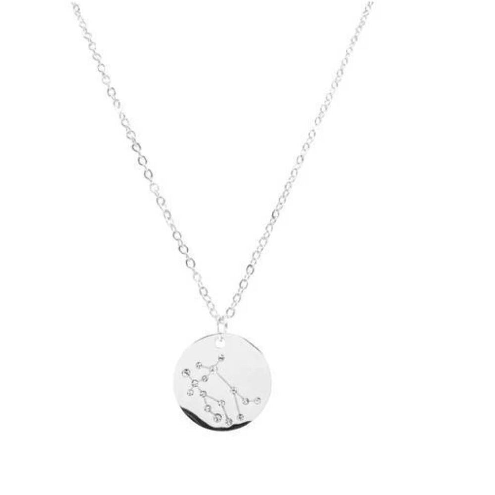 #49 Kinsley Armelle Zodiac Silver Gemini Necklace (May 21 - June 20)